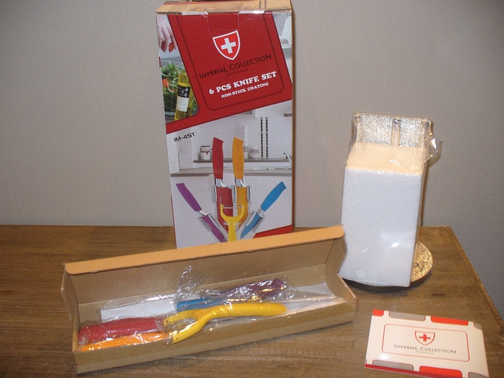 Nieuw!! Messenset + blok, Ophalen of Verzenden, Nieuw, Messenset