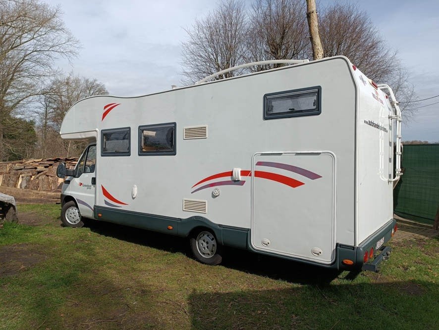 Fiat granduca mobilhome met grote garage, Caravanes & Camping, Particulier