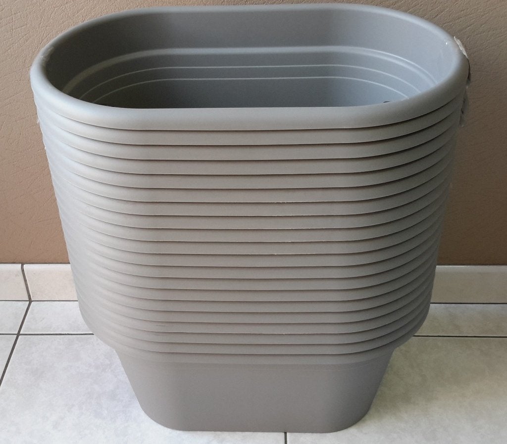 Lot / partij plantenbakken voor balkonhek ( NIEUW ), Kunststof, Minder dan 60 cm, Nieuw, Ophalen of Verzenden