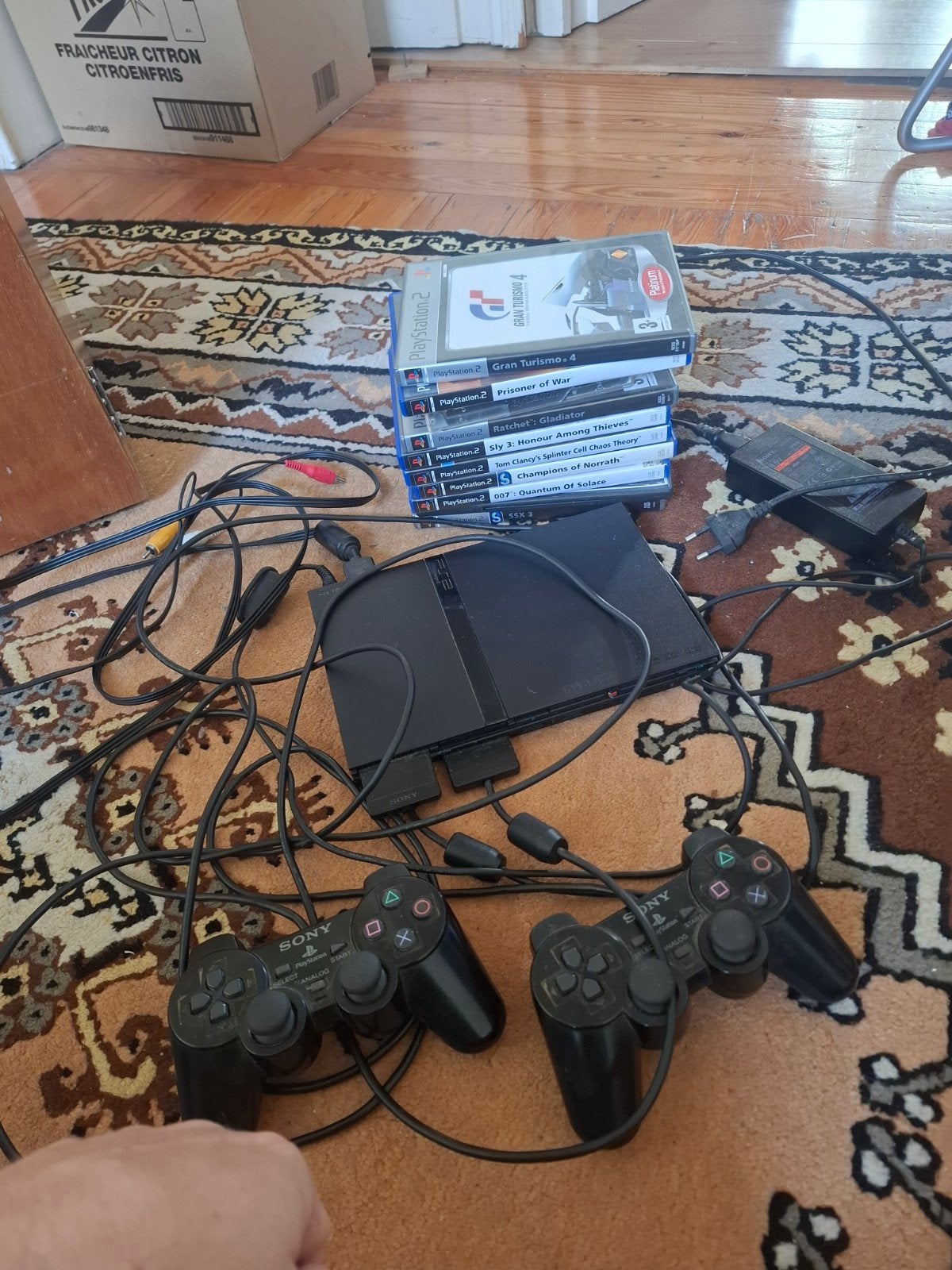 Playstation 2 met controllers en spelletjes, Games en Spelcomputers, Ophalen of Verzenden