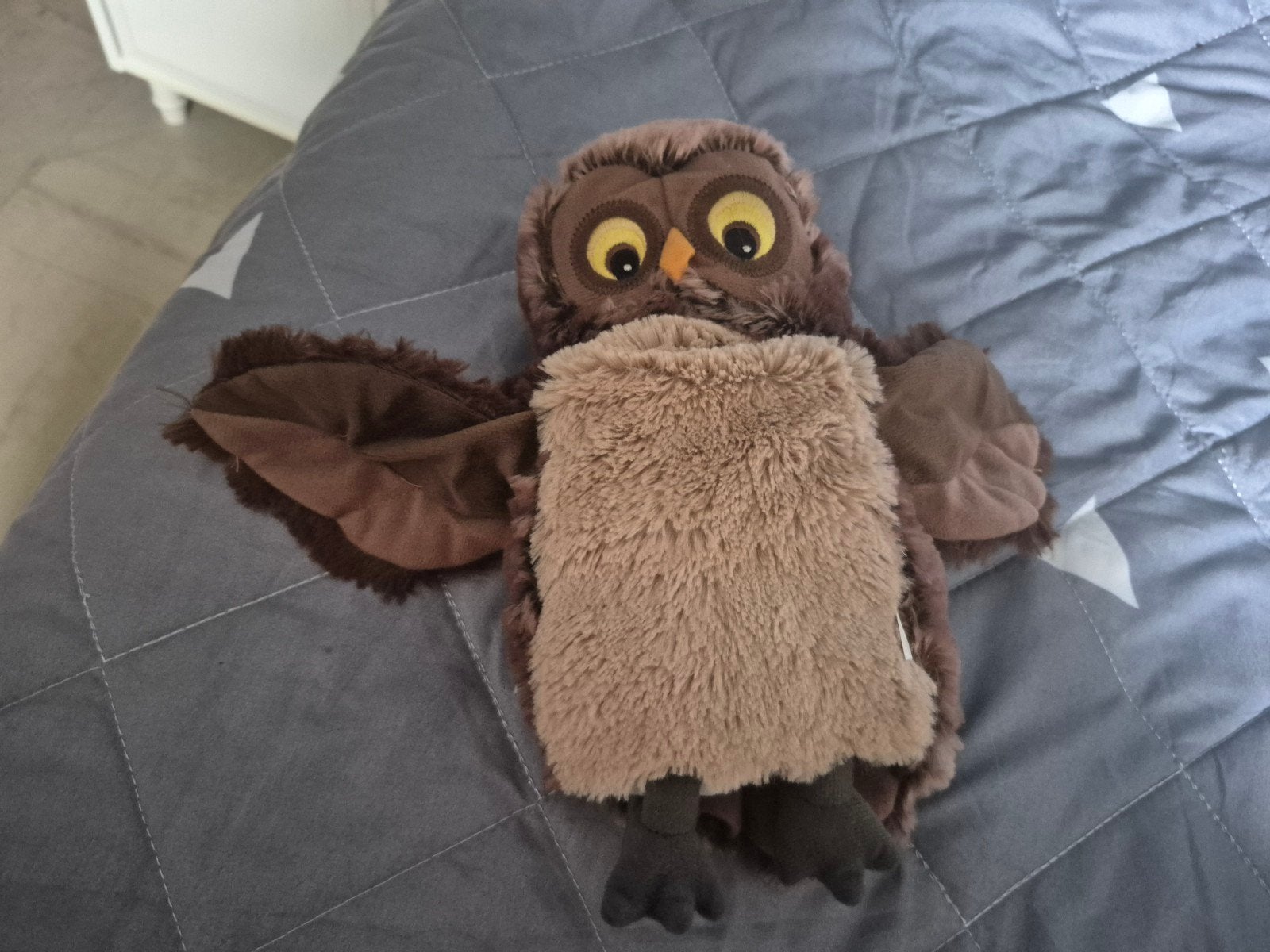 uil knuffel handpop goede staat, Enlèvement ou Envoi