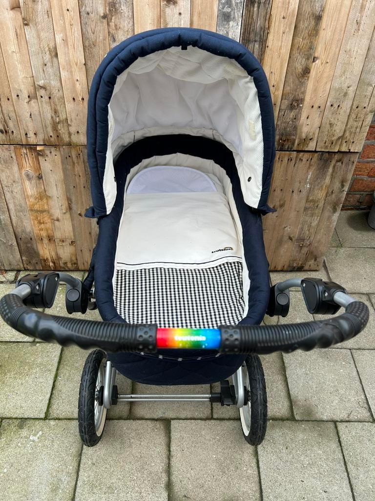 🍼 Complete Kinderwagen, Kinderen en Baby's, Kinderwagens en Combinaties, Gebruikt, Combiwagen, Overige merken, Luchtbanden, Met reiswieg