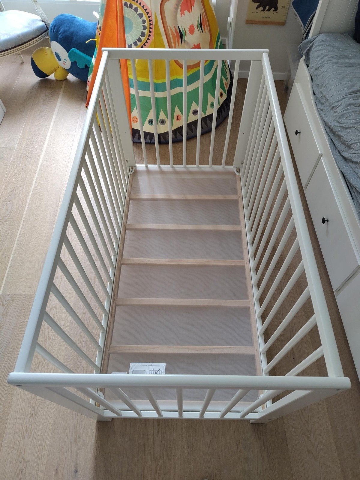 Lit cage, Ophalen