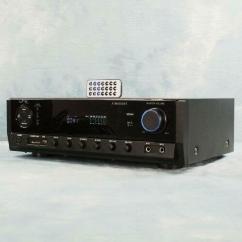 Tuner versterker met karaoke functie ,USB SD Bluetooth 053-B, Ophalen of Verzenden, Nieuw, Microfoon(s)