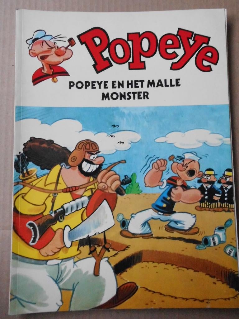 Popeye - Popeye en het malle monster, Boeken, Stripverhalen, Eén stripboek, Ophalen of Verzenden, Gelezen