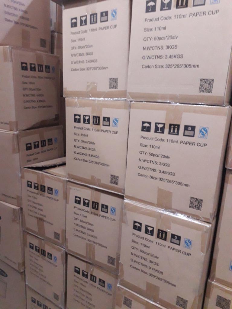 carton de 1000 gobelets 110ml pour expresso ou1€ les 50gobel, Articles professionnels, Enlèvement
