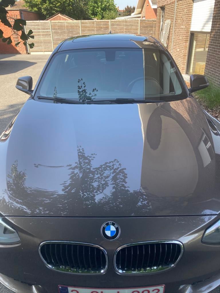 Bmw 116i, Auto's, BMW, Particulier, 1 Reeks, Benzine, Euro 6, Berline, 5 deurs, Handgeschakeld, Bruin, Zwart, Stof, Onderhoudsboekje