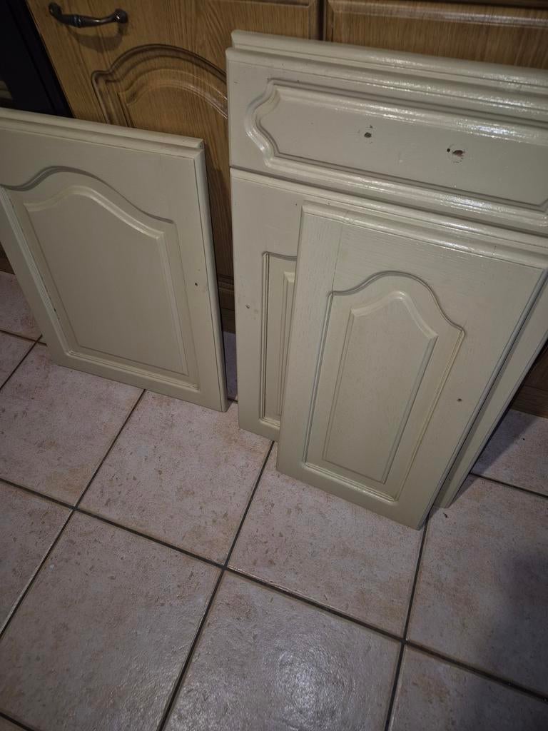 Portes de cuisine en chêne, Enlèvement, Utilisé