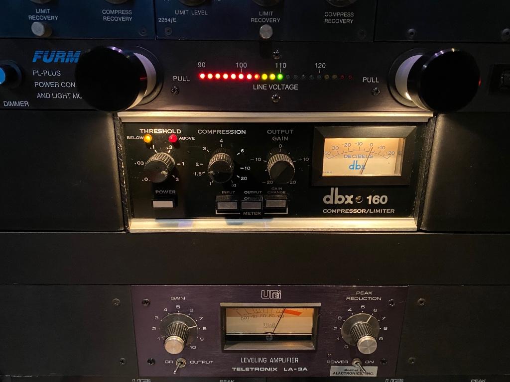 Compresseur dbx 160VU des années 1970 (110 V), Musique & Instruments, Enlèvement, Utilisé, Compresseur