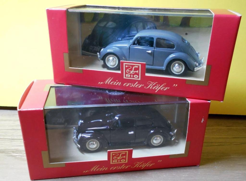 1:43 Rio  VW Volkswagen Brilkever Brezel Käfer  20€ / stuk, Ophalen of Verzenden, Zo goed als nieuw, Auto