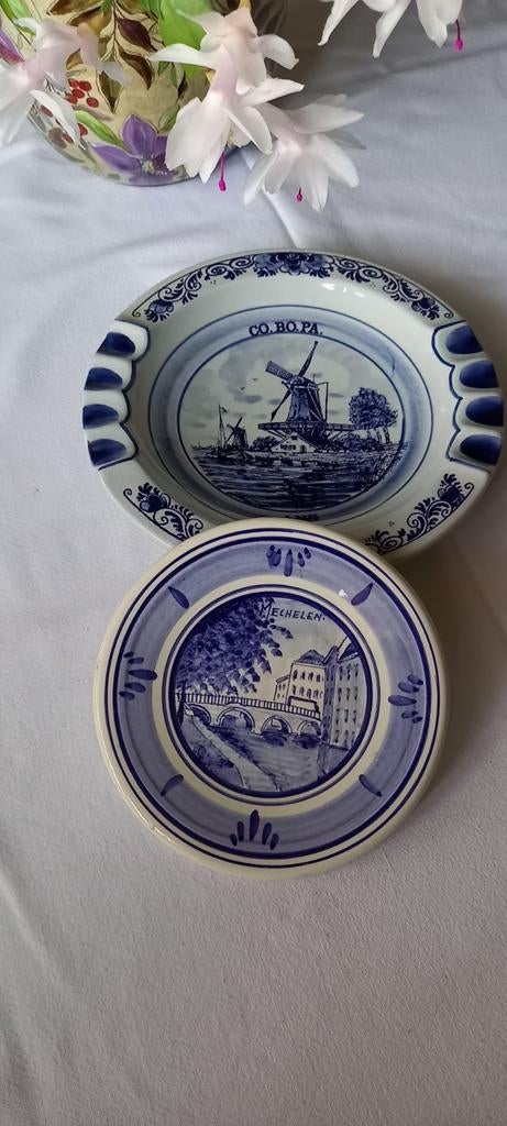 Vides poches Delft.  Lot de 2., Antiquités & Art, Enlèvement ou Envoi