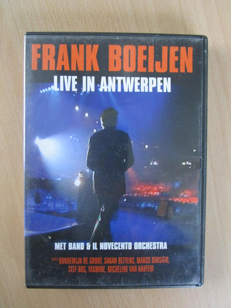 FRANK BOEIJEN & YASMINE : LIVE IN aNTWERPEN = LIVE DVD, Cd's en Dvd's, Ophalen of Verzenden, Zo goed als nieuw, Pop