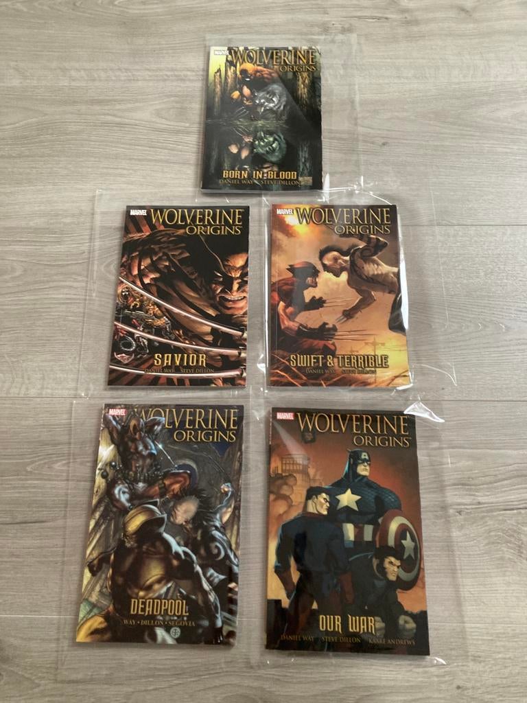 Série de bandes dessinées Wolverine Origins (5x), Série complète ou Série, Envoi, Comme neuf, Amérique