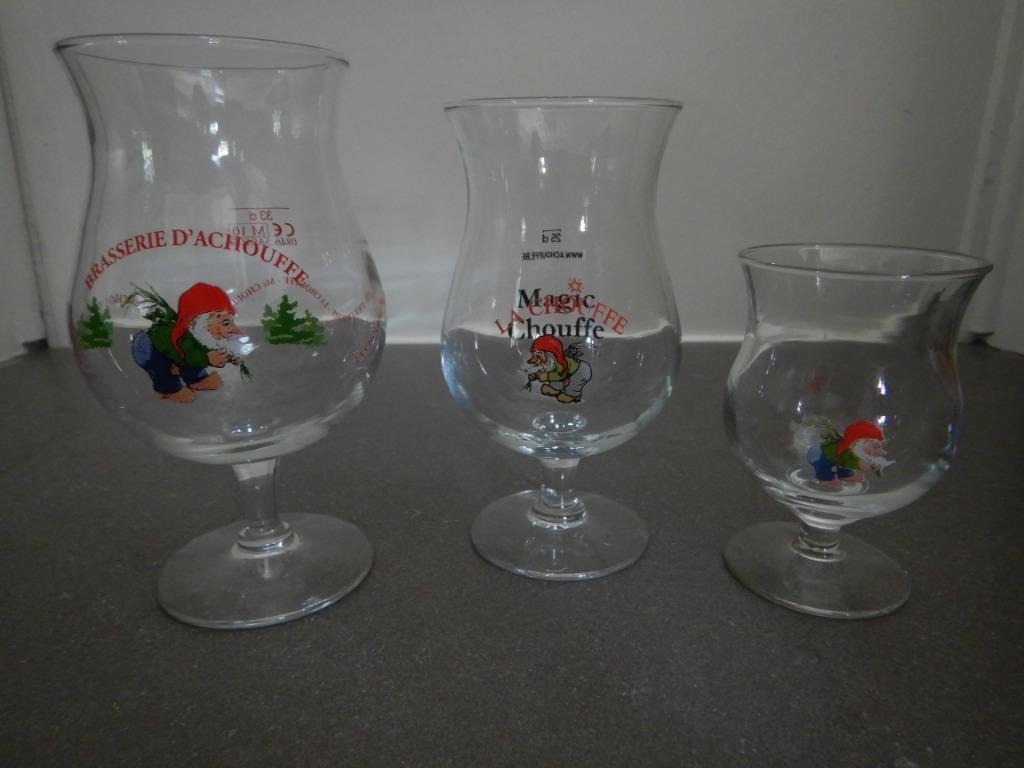 La Chouffe glazen, Verzamelen, Ophalen, Nieuw, Glas of Glazen, Overige merken