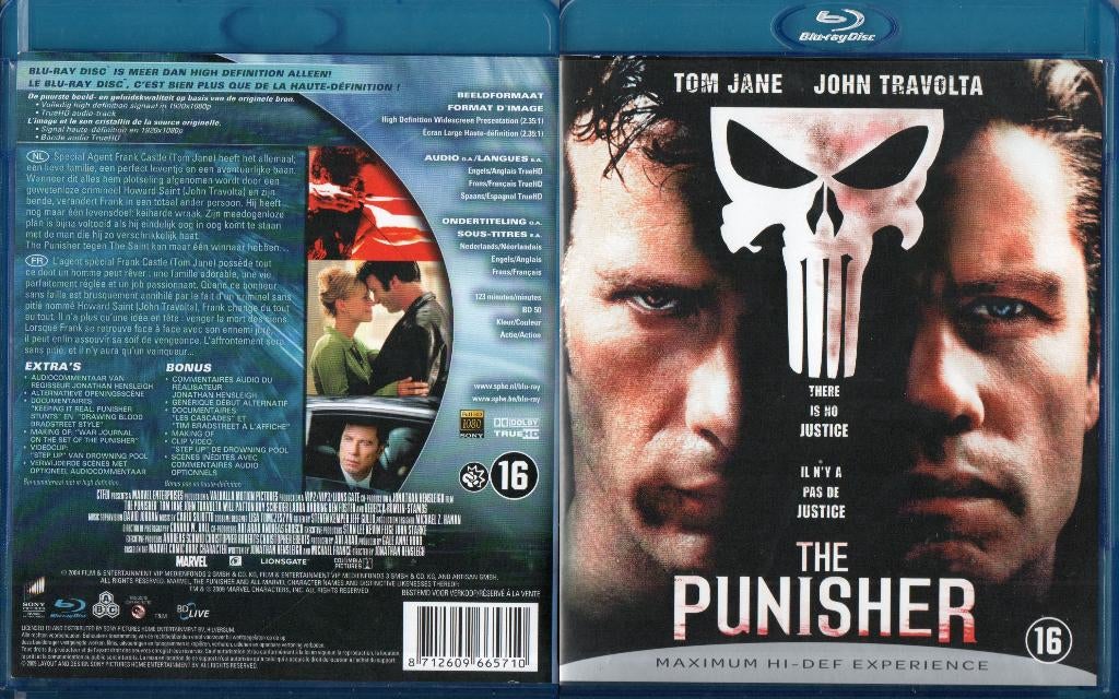 the punisher (blu-ray) neuf, CD & DVD, Blu-ray, Comme neuf, Action, Enlèvement ou Envoi