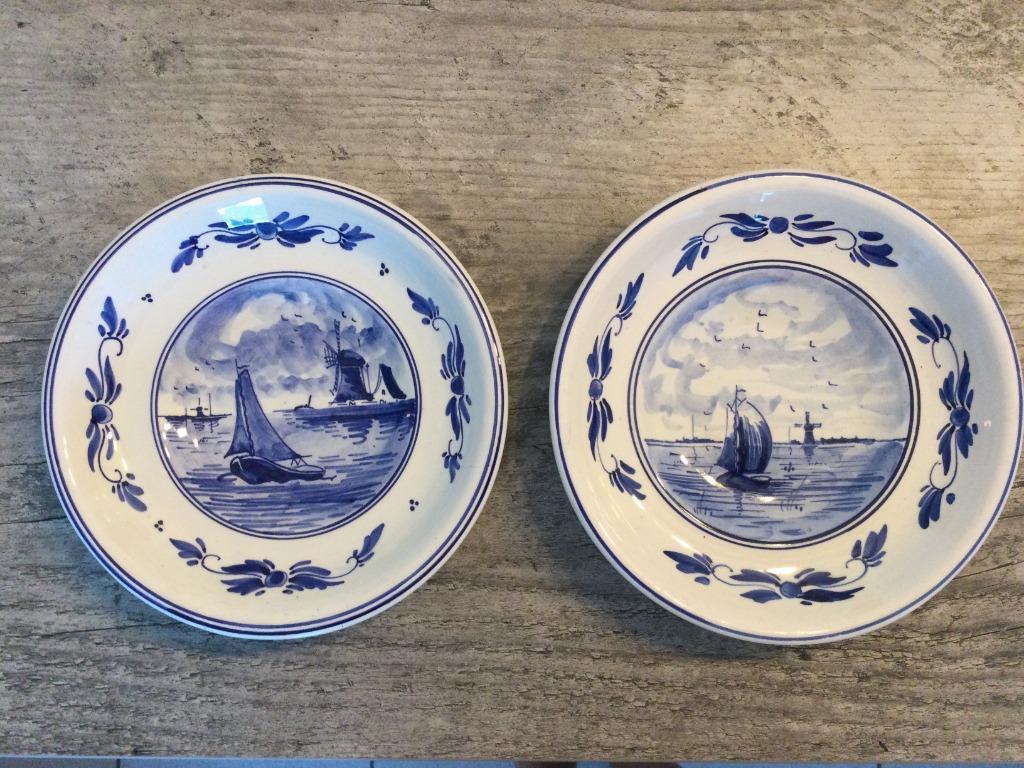 Delfts blauw bordjes zeilboten, Enlèvement