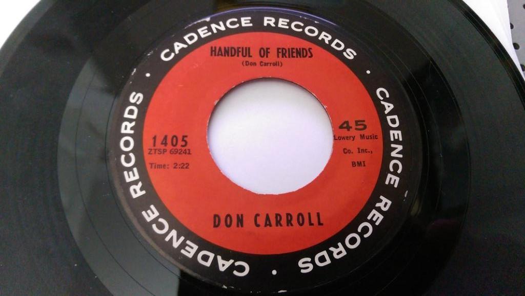 Don Carroll – Handful Of Friends " Popcorn ", Enlèvement ou Envoi, Single, Comme neuf, Pop