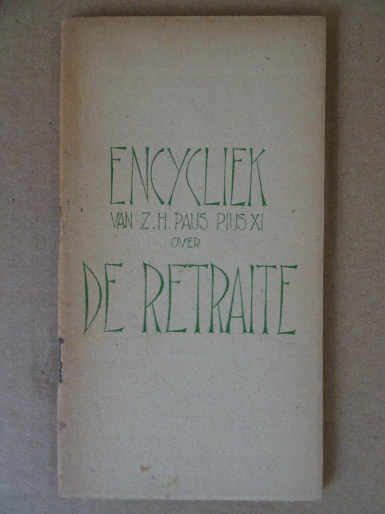 Encycliek van Z.H. Paus Pius XI 1935 De Smalle boekjes No 52, Ophalen of Verzenden