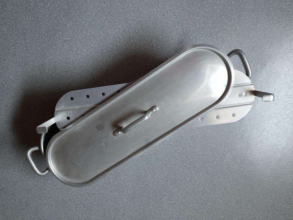 Vis/Zalmkookpot, Huis en Inrichting, Keuken | Potten en Pannen, Ophalen, Zo goed als nieuw, Inox, Overige typen