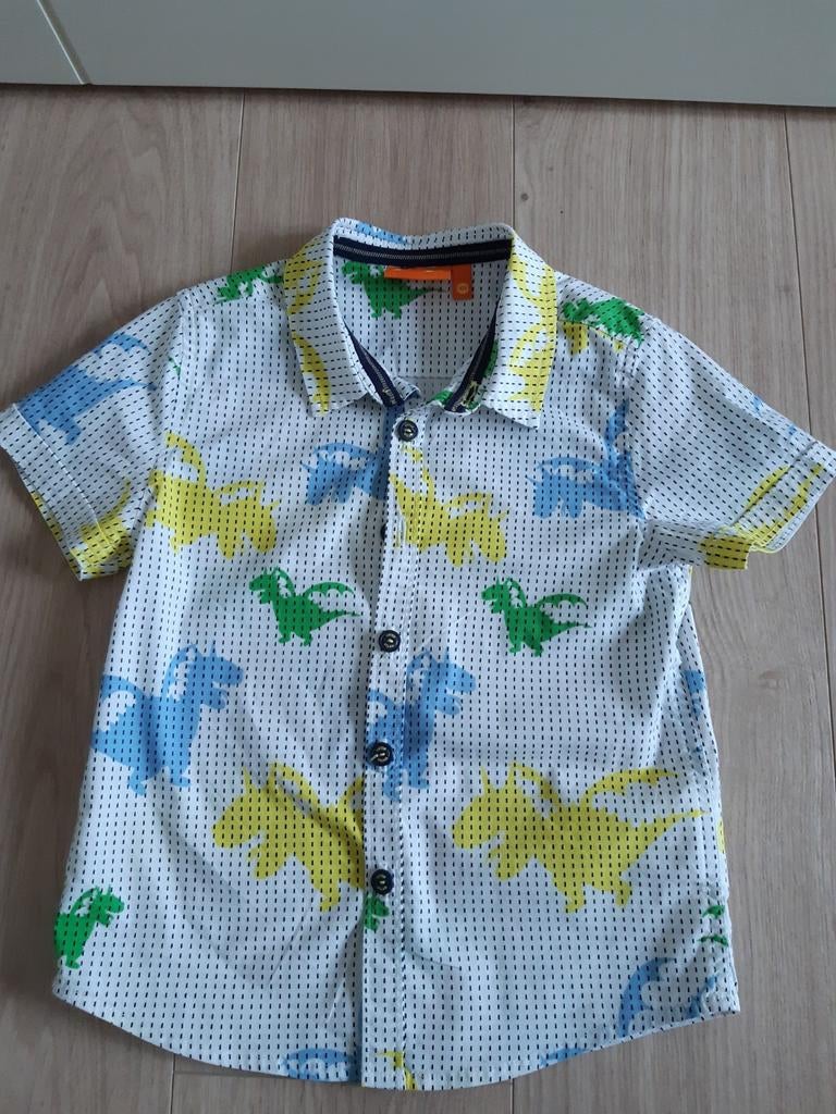 Hemd korte mouwen jongen, Kaatje, maat 104, Kinderen en Baby's, Kinderkleding | Maat 104, Overhemd of Blouse, JBC, Ophalen of Verzenden