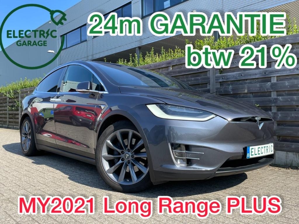 Model X Long Range Plus 103kWh: 46276 netto, Auto's, Tesla, Automaat, 421 kW, Leder, 2290 kg