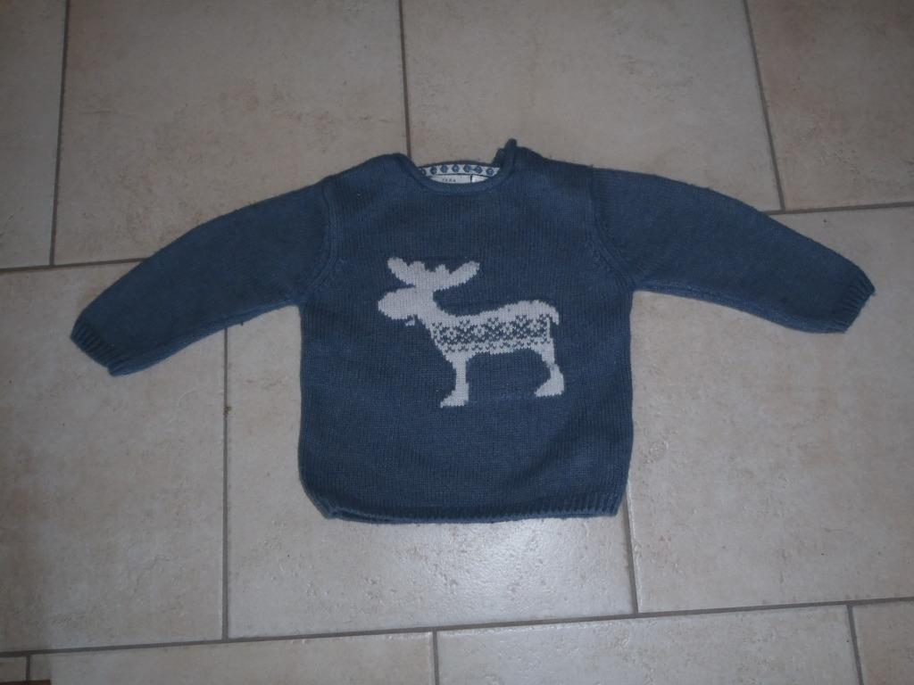 pull taille 80 - Zara, Garçon, Pull ou Veste, Comme neuf, Zara
