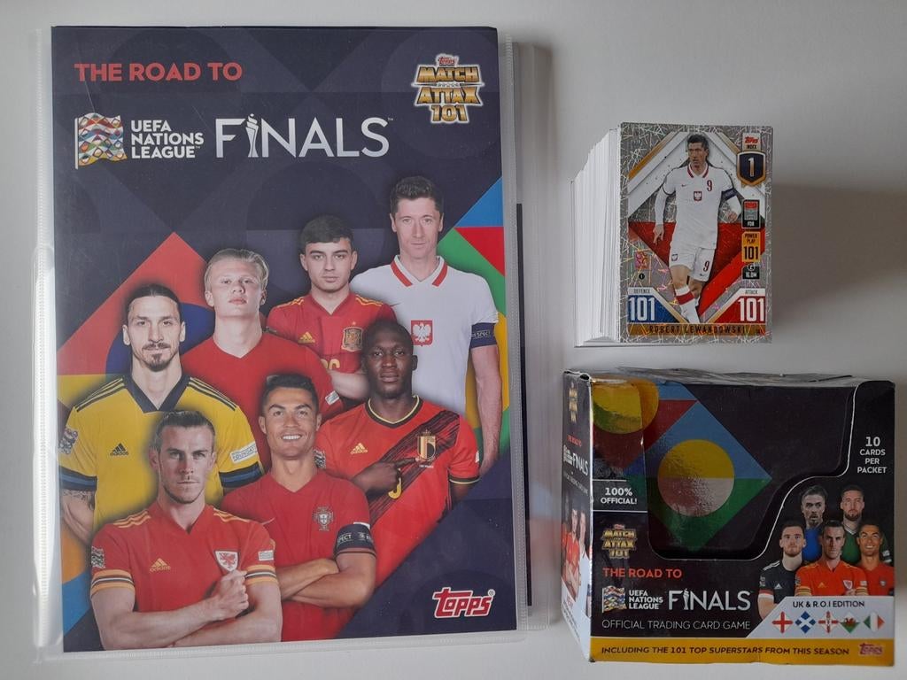 Volledige base set Topps match attax Nations League, Ophalen of Verzenden, Zo goed als nieuw