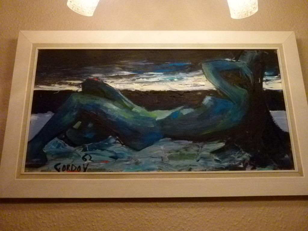 vintage schilderij naakt Gordoy ´62, Enlèvement ou Envoi, Maison et Meubles