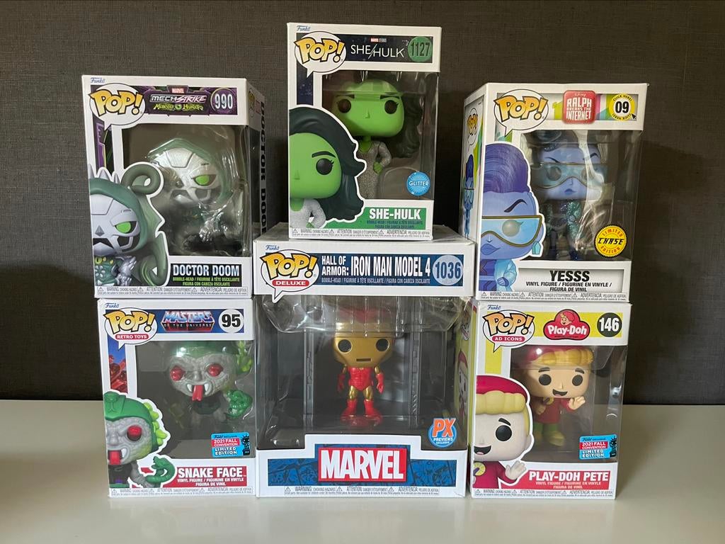 Funko pop’s ( ruilen mogelijk tegen pokemon ), Ophalen of Verzenden, Nieuw