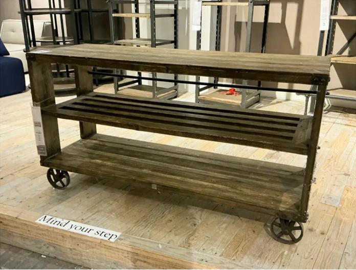 Old Mill Display Cabinet : Stoer & karaktervol, Ophalen, 100 tot 150 cm, Nieuw, Minder dan 100 cm