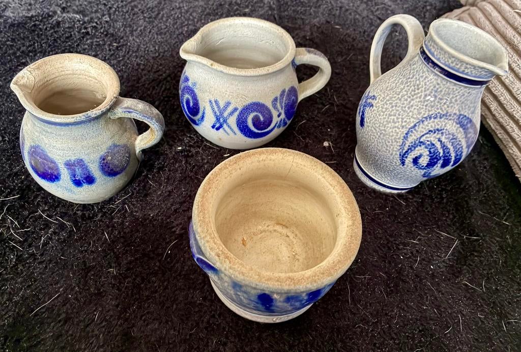 4 articles en gres bleu, Enlèvement