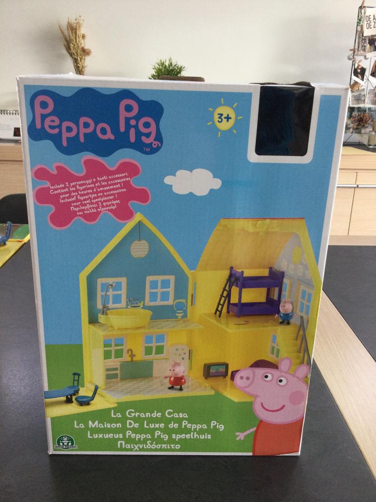 Peppa pig speelhuis + camper, Ophalen, Zo goed als nieuw