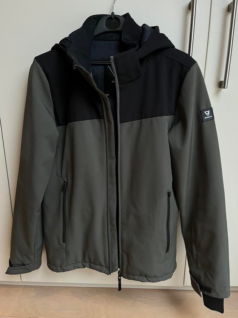Veste de ski kaki vert foncé Brunotti, taille 164, Enlèvement ou Envoi, Comme neuf