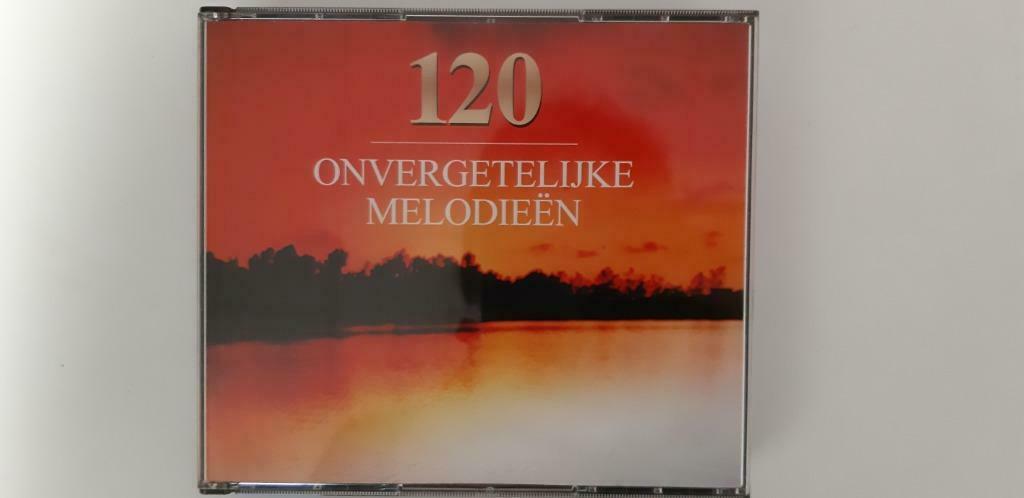 5 CD box 120 Onvergetelijke Melodieën, Ophalen of Verzenden, Pop