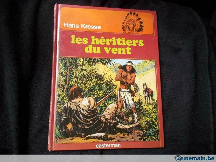 Les Peaux-Rouges   Tome 2  "Les Héritiers du Vent"  (1975), Livres, Une BD, Enlèvement, Utilisé