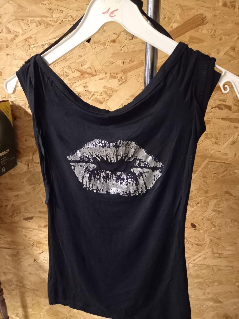 t Shirt, Zwart, Ophalen of Verzenden, Korte mouw, Gedragen