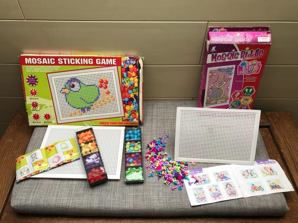 Prikbord met parels voor kinderen, Ophalen, Gebruikt, Knutselen