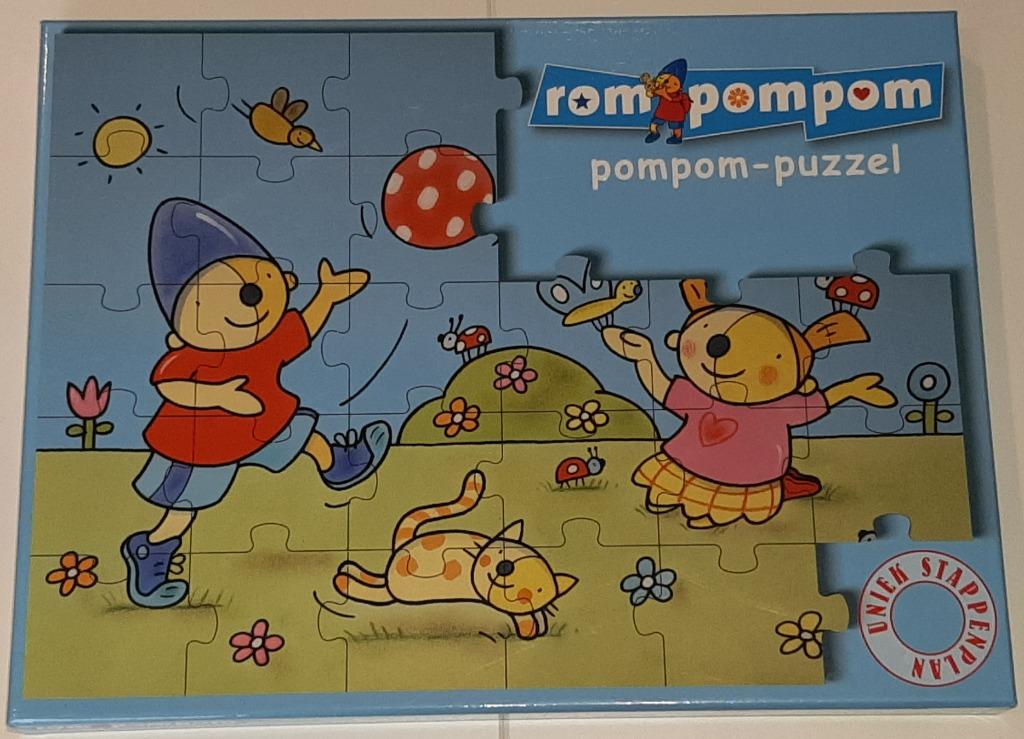 Puzzel Pompom 30 stuks (amper gebruikt), Enlèvement, 10 à 50 pièces, Comme neuf, 2 à 4 ans