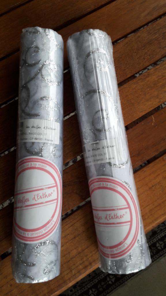 2 rollen met tafelloper “Les étoffes D’Esther” ., Ophalen of Verzenden, Nieuw, Tafelkleed of Tafelzeil