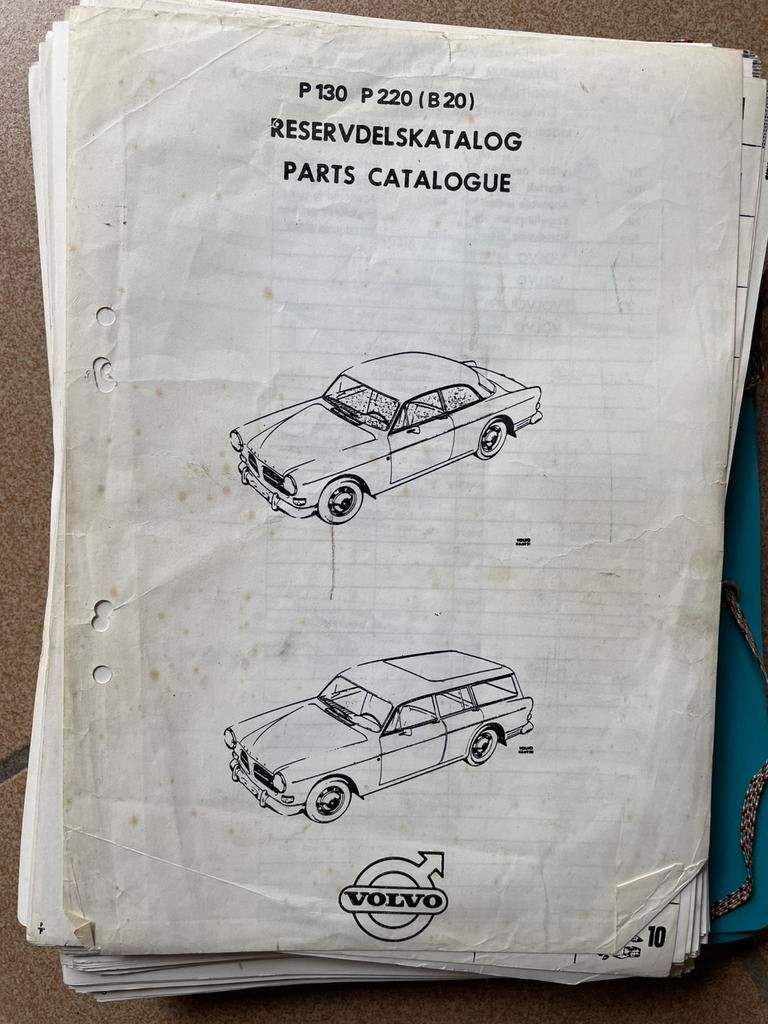 Volvo Amazon-catalogus en werkplaatshandboek, Ophalen of Verzenden