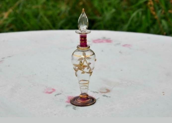 § fiole a parfum verre souffle (2), Enlèvement ou Envoi