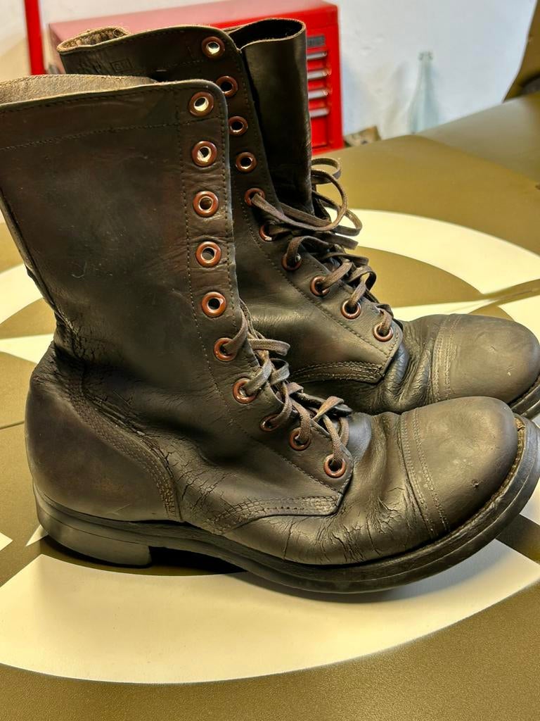 Bottines us originale taille 8, Collections, Objets militaires | Seconde Guerre mondiale, Enlèvement, Armée de terre
