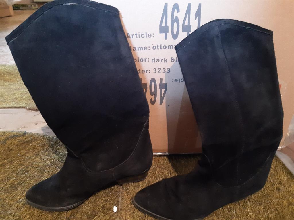Zwarte country laarzen maat 36, Comme neuf, Enlèvement, Bottes hautes, Noir