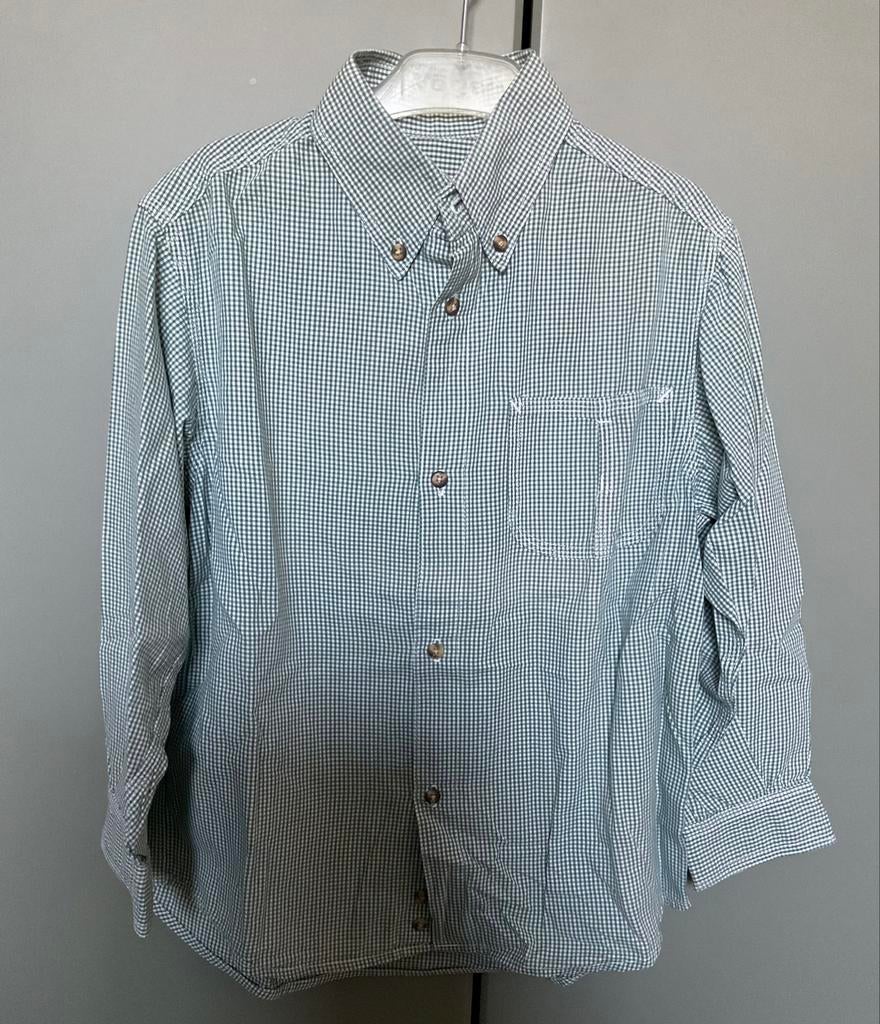 Chemise verte vichy, 8 ans, Garçon ou Fille, Enlèvement ou Envoi, Chemise ou Chemisier, Buissonnière