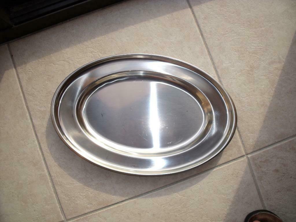 plat de service en acier inoxydable, Enlèvement ou Envoi, Utilisé, Inox, Autres types
