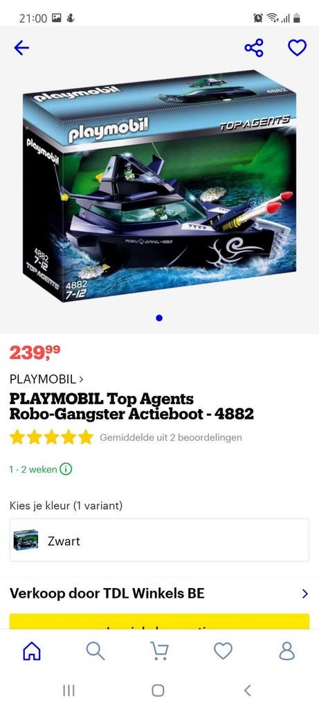 Playmobil top agents set 4878 en 4882, Kinderen en Baby's, Speelgoed | Playmobil, Ophalen of Verzenden