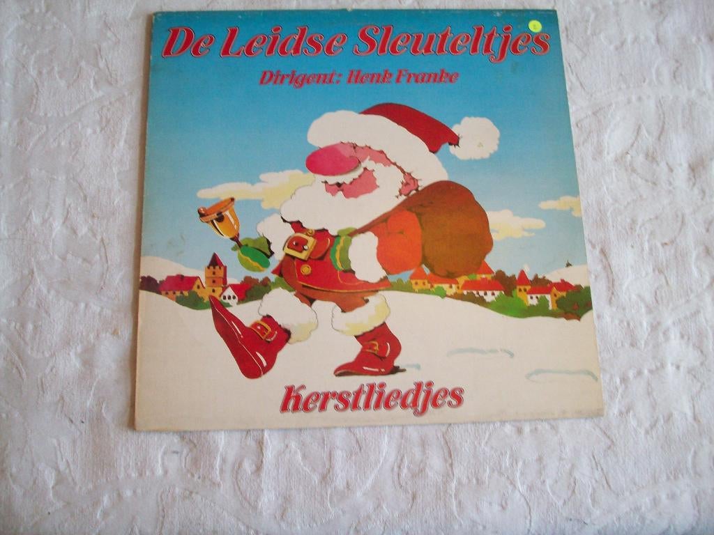 vinyl  kerst plaat  de leidse sleuteltjes, Cd's en Dvd's, Ophalen of Verzenden, Zo goed als nieuw, 12 inch, Overige genres