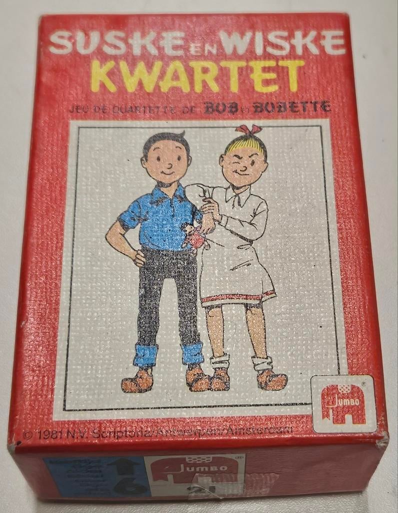 Suske en Wiske Kwartet vintage 1981
De afbeeldin, Verzamelen, Ophalen of Verzenden, Zo goed als nieuw, Speelkaart(en)