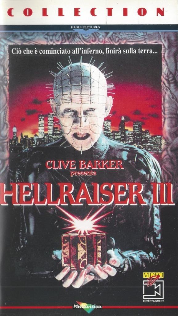 Horror VHS - Hellraiser III (ITA), Cd's en Dvd's, VHS | Film, Verzenden, Gebruikt, Horror