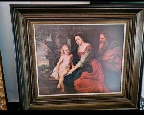 Sainte Famille avec perroquet, Antiquités & Art, Enlèvement ou Envoi